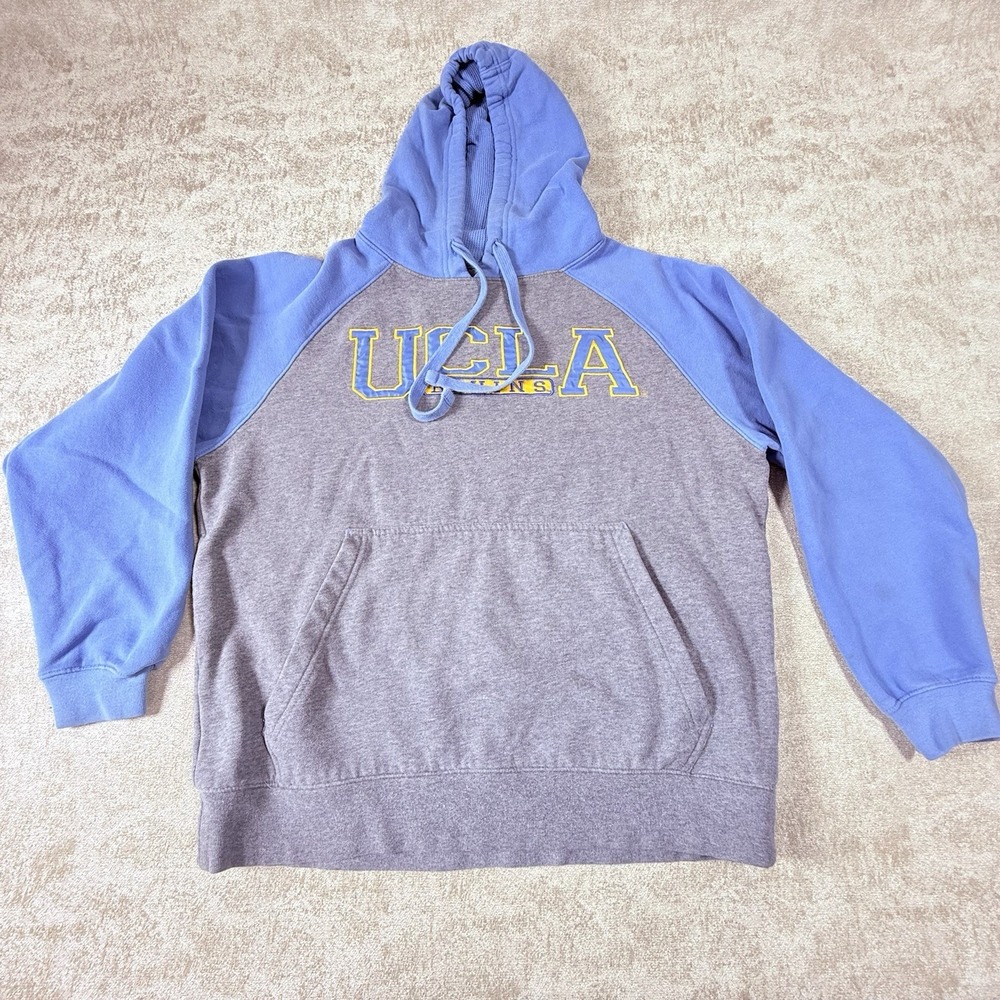 Vintage UCLA Bruins Jansport Hooded Sweatshirt Size Medium Blue Hoodie